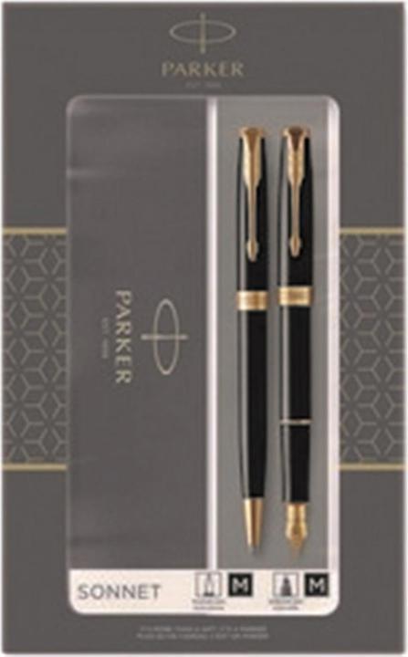 Parker Sonnet DuoSet (Schwarz, Gold, 2 x)