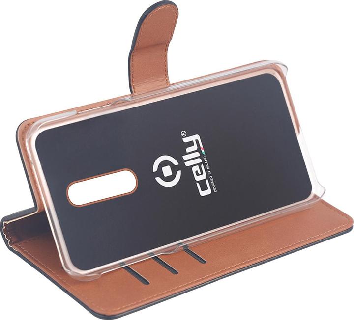 Immagine prodotto Celly Wally custodia per cellulare 16,5 cm (6.5') Custodia a libro Nero, Marrone (Apple iPhone 11 Pro Max)
