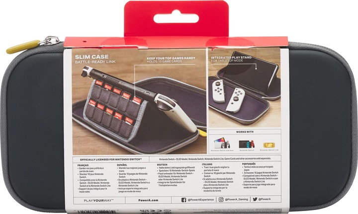 Image du produit PowerA Étui étroit pour Nintendo Switch - Battle-Ready Link (Switch Lite, Switch)