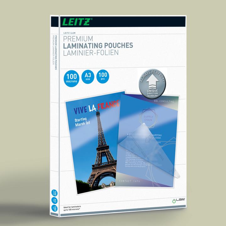 Immagine prodotto Leitz Foglio di laminazione (A3, 100 Pezzo/i, 100 µm)