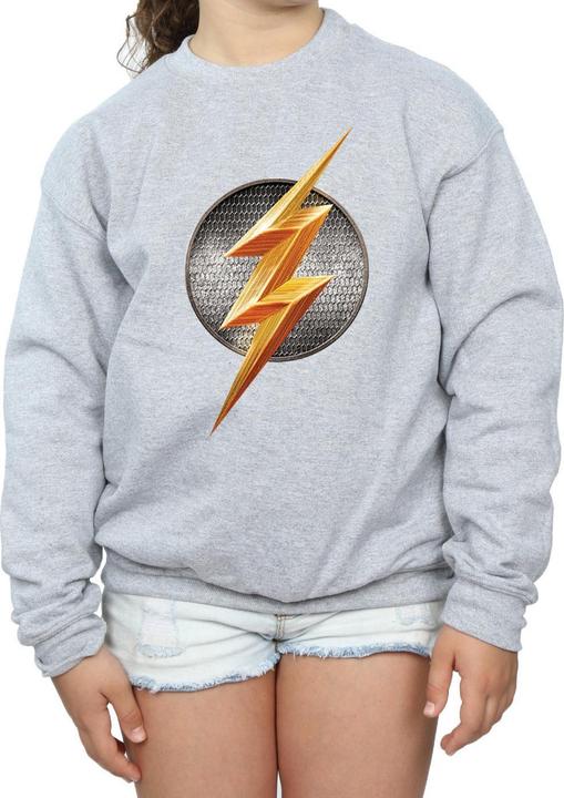 Produktbild Justice League Movie Flash Emblem Sweatshirt Mädchen (128)