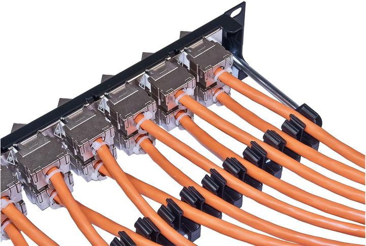 Actual product image Wirewin 24-port 1U patch panel, shielded