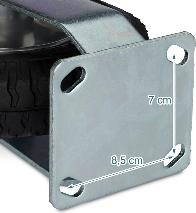 Actual product image Relaxdays Fixed wheel