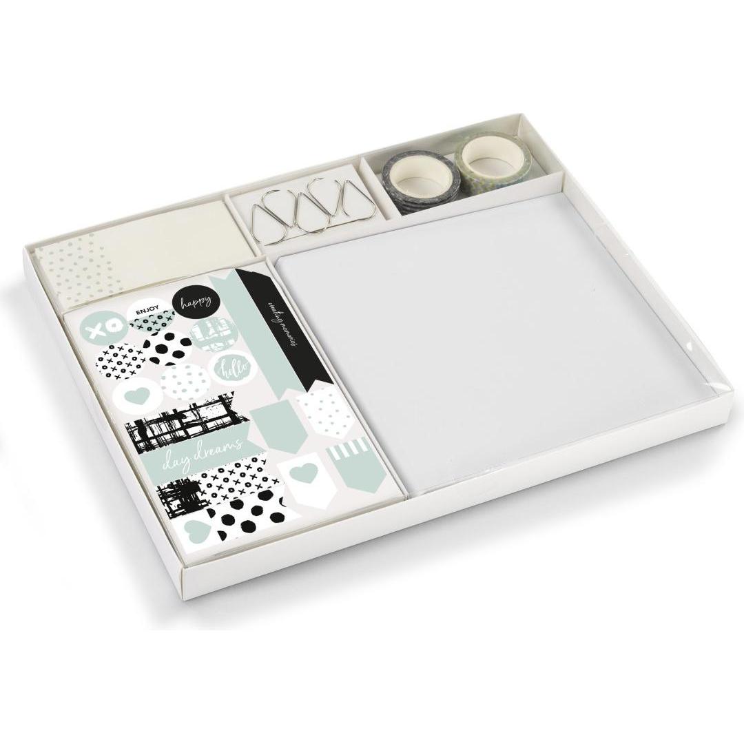 Thumbnail - Hama, Fotoalbum, Kreativ-Set, Album selbst gestalten m. Multi-Zubehör, Foto-Geschenkidee DIY (18 x 18 cm)