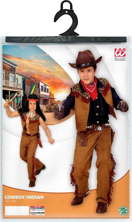 Produktbild Widmann COWBOY / INDIANER (Weste, Hose), 140 cm / 8-10 Years (140)