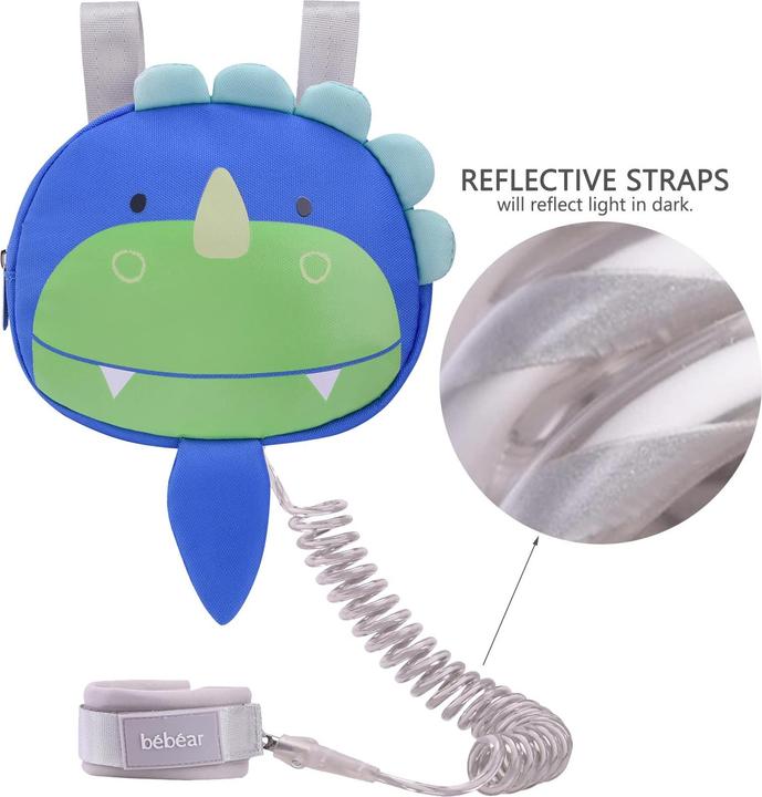 Produktbild Only-Bags.Store Tier-Kleinkind-Rucksack mit Sicherheitsleinen, Mini-Tasche mit Sicherheitsleine für Kinder