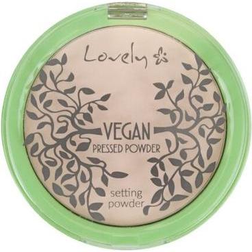 Lovely, Gesichtspuder, Vegan Pressed Powder Vegan. Pressed. Transparent Mattifying Face Powder 10G