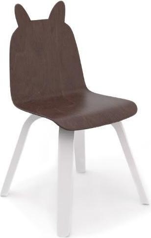 Actual product image Oeuf NYC Play Collection children's chairs, rabbit, walnut (set of 2) (Child seating group)