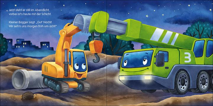 Produktbild Gute Nacht, kleiner Bagger! (Deutsch, Natalie Mendes, 2021)