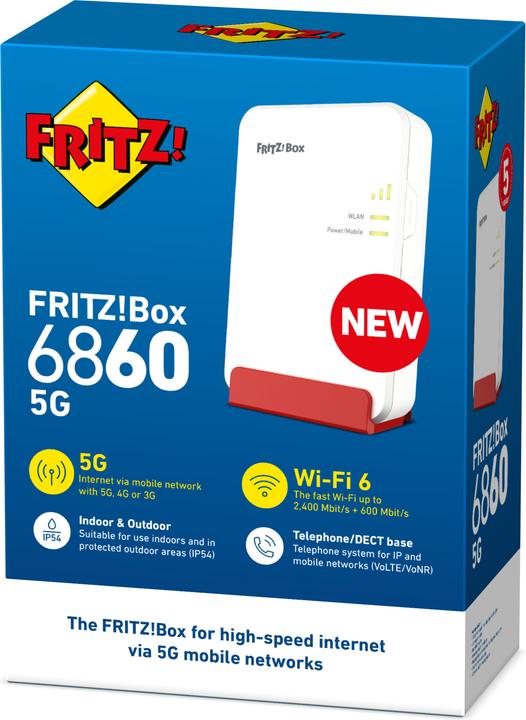 Produktbild FRITZ! Box 6860 5G International