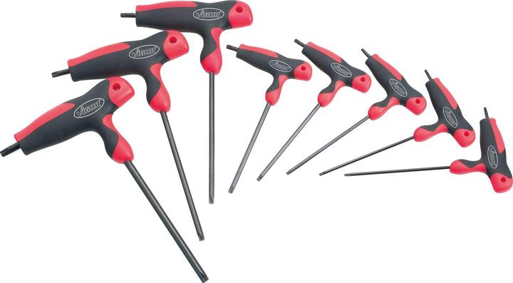 Produktbild Vigor T-Griff Schraubendreher Satz ∙ V1410 ∙ T Profil ∙ T 9 - T 40 ∙ Anzahl Werkzeuge: 8 (TX)