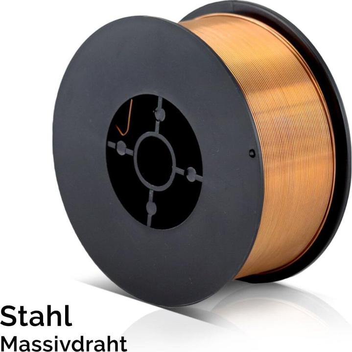 Image du produit Stahlwerk Fil de soudure MIG MAG Ø 0.8 mm ER70S-6 SG2 S100/D100 bobine de fil 1 kg