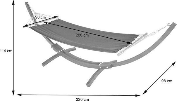 Image du produit Jamb Hamac avec support pour hamacs (200 kg)