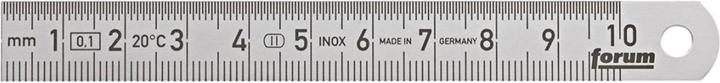 Produktbild Forum Professional Solutions Biegsamer Stahlmassstab, rostfrei, 100 x 13 mm (10 cm, Stahl)