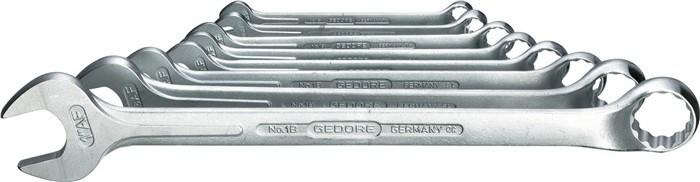 Produktbild Gedore 1 B-08A Ring-Maulschlüssel-Satz 8-teilig 3/8-1" (1", 1/2", 3/4", 3/8", 5/8", 7/16", 7/8", 9/16")