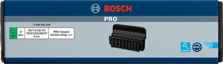 Produktbild Bosch Professional Zubehör PRO Impact (10 mm, 11 mm, 13 mm, 17 mm, 19 mm, 21 mm, 22 mm, 24 mm, 27 mm)