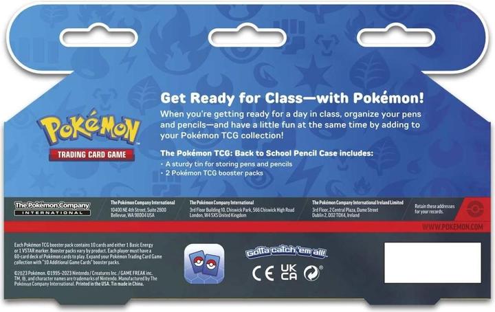 Image du produit Pokémon TCG - Back to School Pencil Tin 2023 (Anglais, Coffret & Collection)