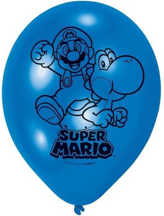 Image du produit Amscan 6 ballons en latex Super Mario (6 x)