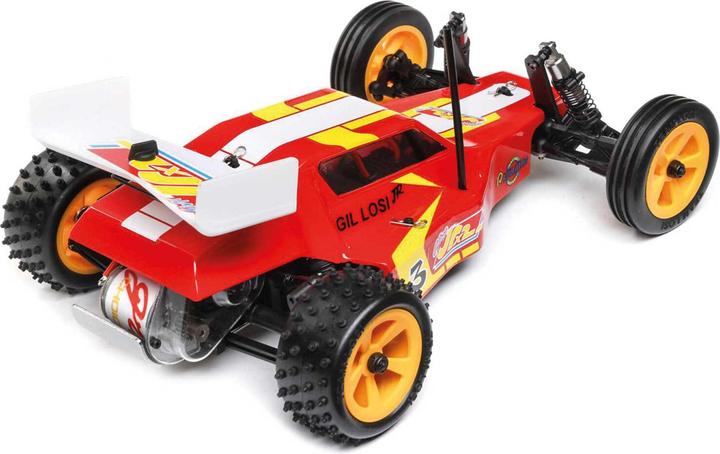 Actual product image Losi Mini JRX2 Electric Brushed Buggy 2WD 1:16 RTR Red (RTR Ready-to-Run)