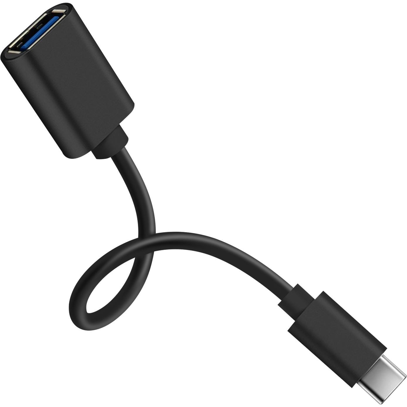 Thumbnail - Avizar USB / USB-C Adapter (USB, USB Typ C), Mobilgerät Adapter, Schwarz