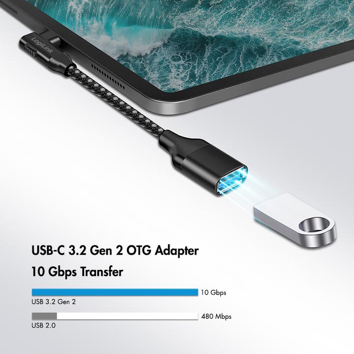 Immagine prodotto LogiLink CU0100 (0.20 m, USB 3.2 Gen 2, 15 W)