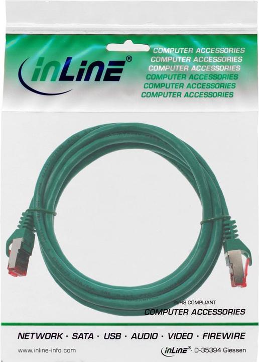 Productafbeelding InLine Patchkabel (SF/UTP, S/FTP, CAT6, 0.30 m)