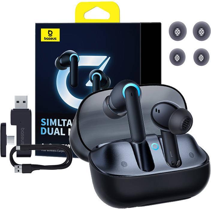 Actual product image Baseus Earphones TWS AeQur G10 (black) (1 h, Wireless)