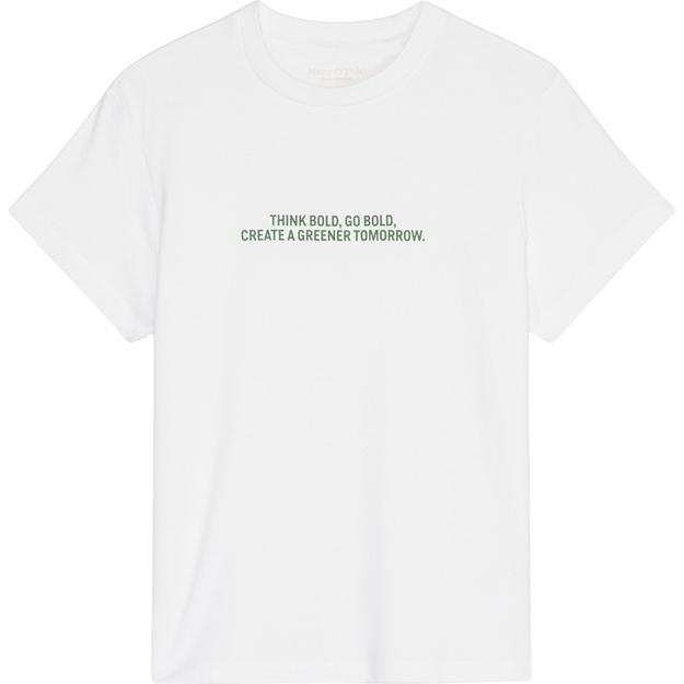 Marc O'Polo, Damen, Shirt, T-Shirt, Weiss, (M)