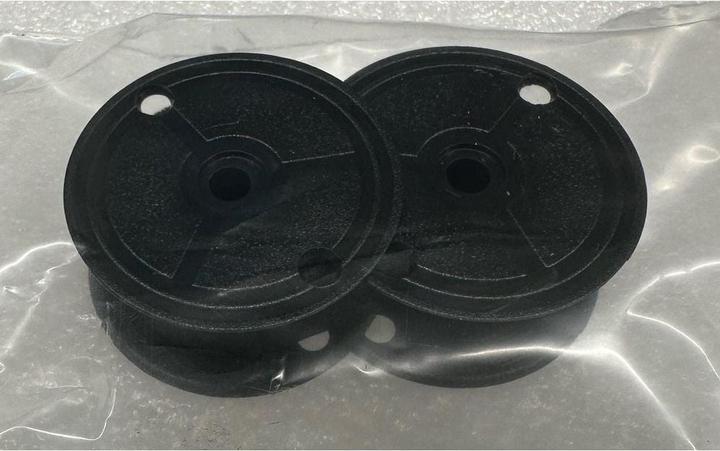 Produktbild Kores Textilfarbband auf Spule (1.30 cm, Rot, Schwarz)