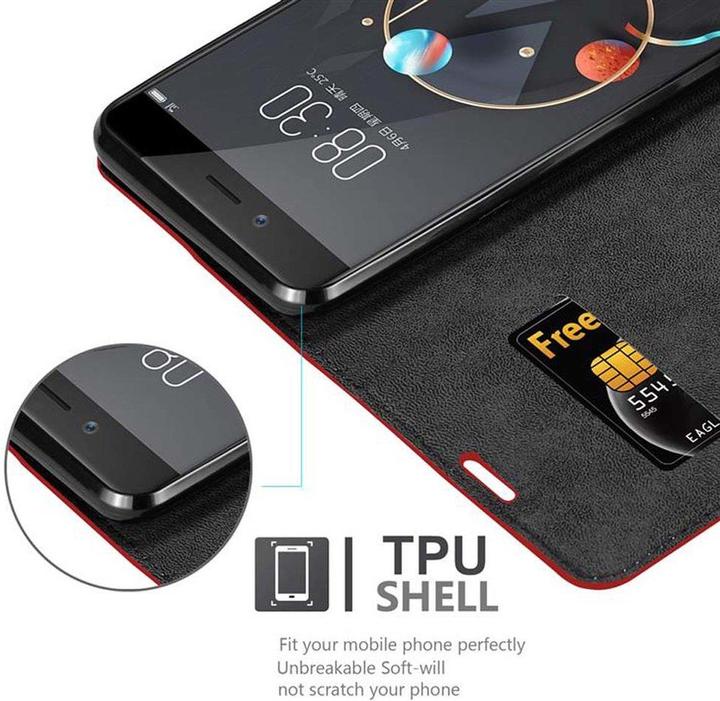 Productafbeelding Cadorabo Boek Onzichtbare Magneethoes (ZTE Nubia Z17 Mini)