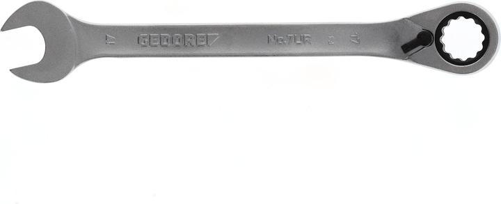 Image du produit Gedore Clé à cliquet à extrémité ouverte et à anneau (17 mm)