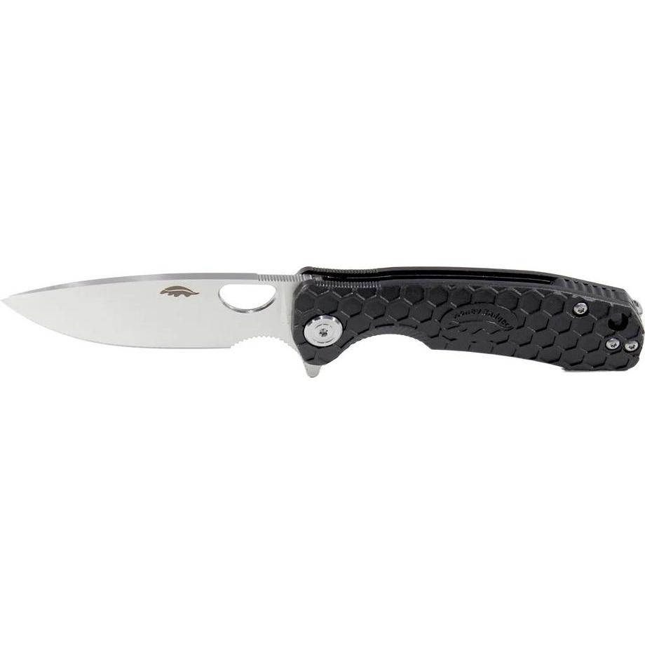 Honey Badger, Mehrzweckmesser, Flipper 14C28N Medium Black (8.10 cm)