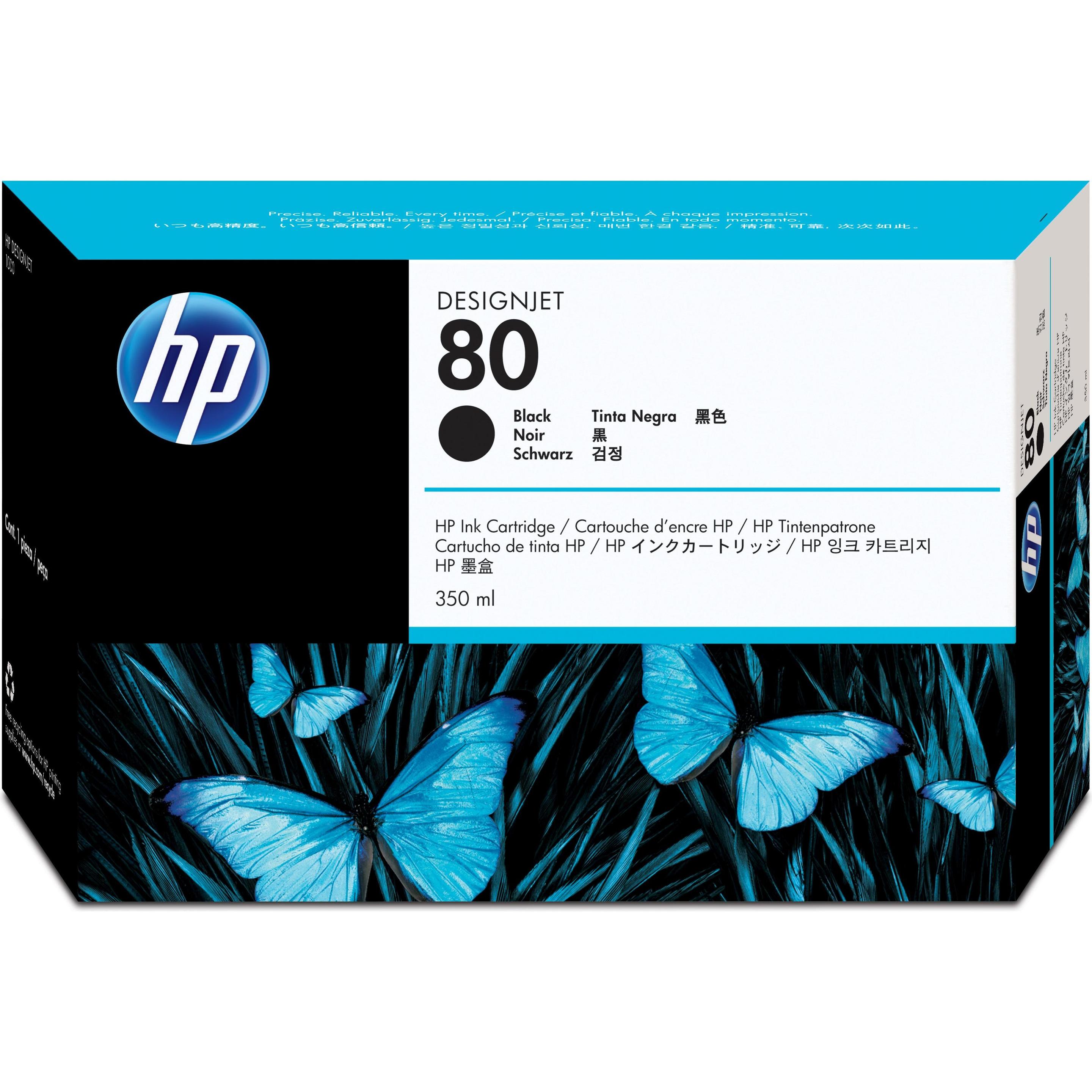 HP, Druckerpatrone, 80 (BK)