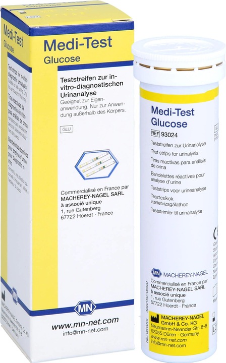 Produktbild Macherey-nagel Medi-Test Glucose Urin-Teststreifen, 100 St. Teststreifen (100 x)