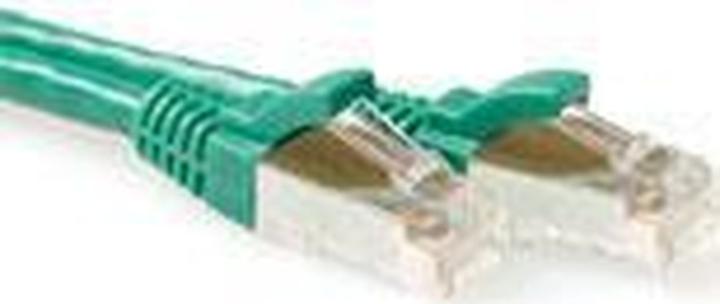 Produktbild ACT Green 15 meter LSZH SFTP CAT6A patch cable snagless with RJ45 connectors (S/FTP, CAT6a, 15 m)