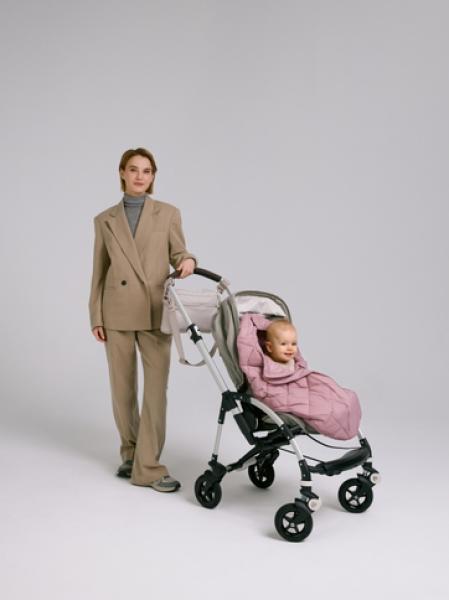 Actual product image Leokid Footmuff Soft Pink