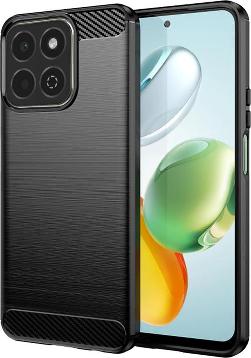 Actual product image Techsuit - Carbon Silicone - Honor 200 Smart / X7c - Black (Honor X7c)
