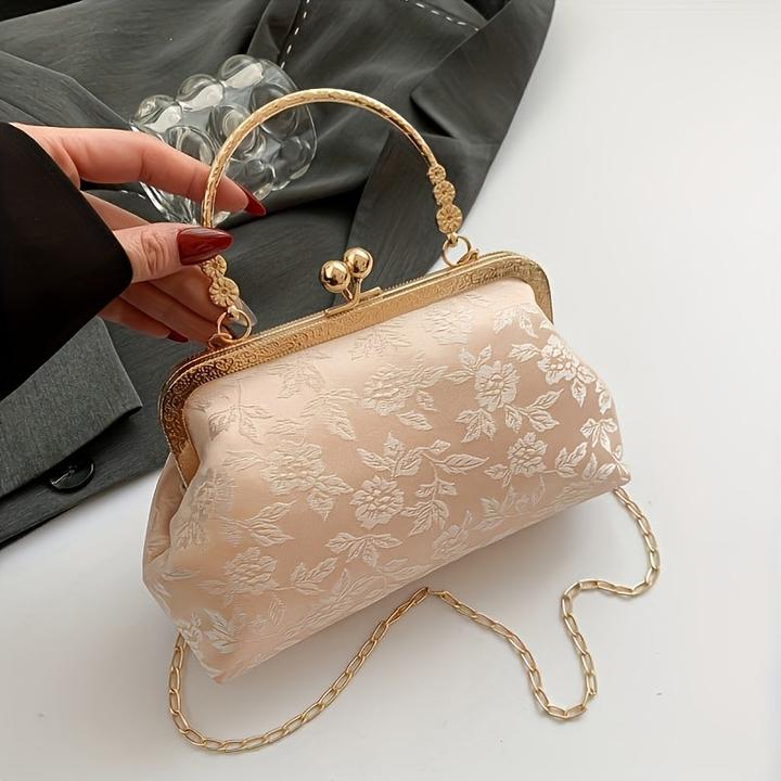 Produktbild Only-Bags.Store Elegante Vintage-inspirierte Clutch Bag - perfekt für Abend und Bankett