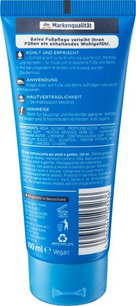 Actual product image dm Balea Ice gel (Foot cream & foot gel, 100 ml)