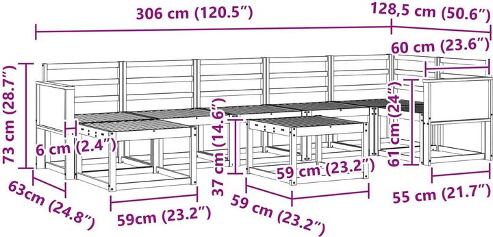 Produktbild vidaXL Sofa Set