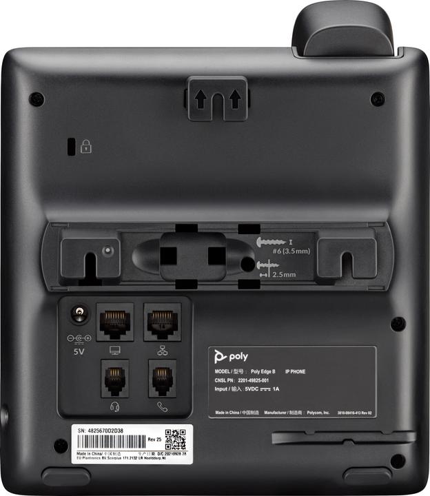 Image du produit Poly Adaptateur secteur Edge B10/20/30 (100 pièces) - 5 V/1 A