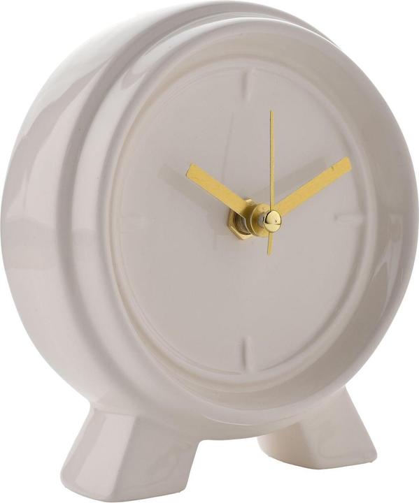 Actual product image Interval Ceramic Mantle Clock - Soft Cream