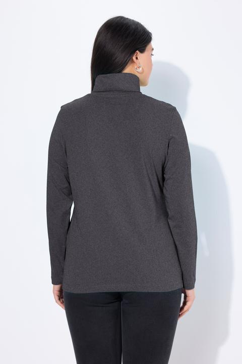 Produktbild Ulla Popken Shirt, Rollkragen, Slim, Langarm (50, 52)
