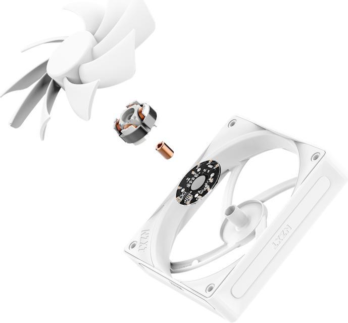 Actual product image NZXT Q-Series F120Q Lfter White 120mm RF-Q12SF-W2 (120 mm, 1 x)