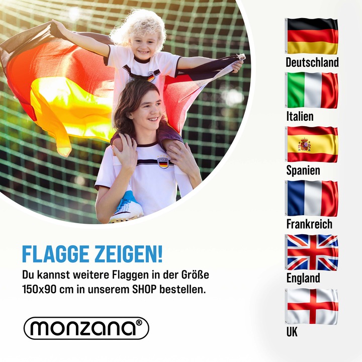 Image du produit Monzana Mât drapeau télescopique