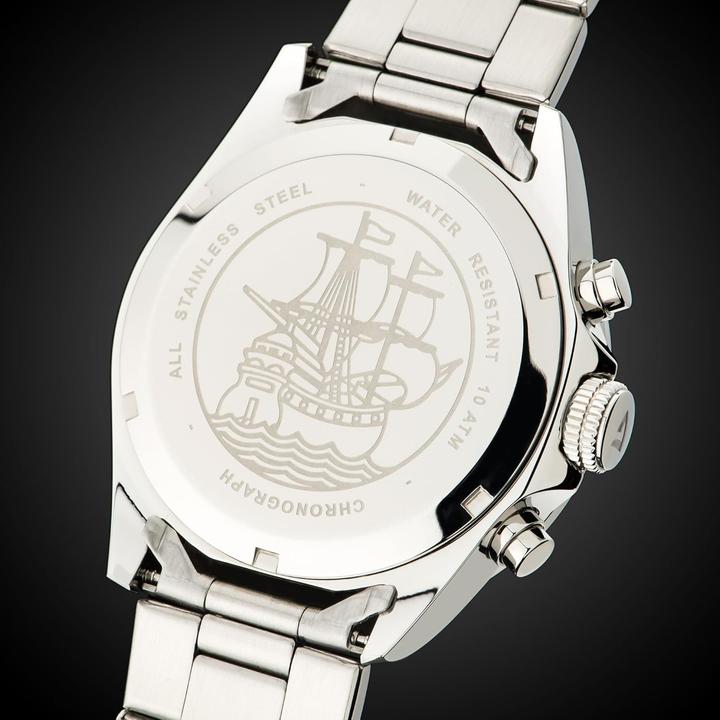 Actual product image Gigandet Analog Chronograph with Tachymeter Scale and 100m Water Resistance (Analogue wristwatch, Chronograph)