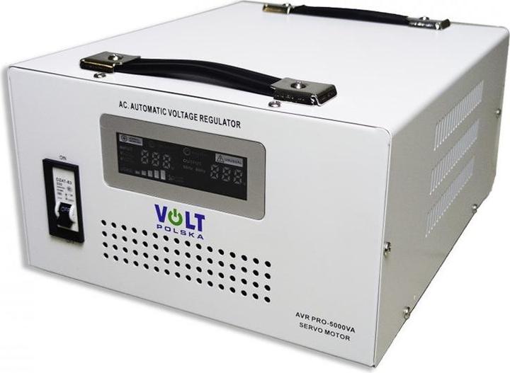 Actual product image No Name Voltage stabiliser Volt Polska AVR Pro 5000VA 3% servo (5000 VA, 5000 W)