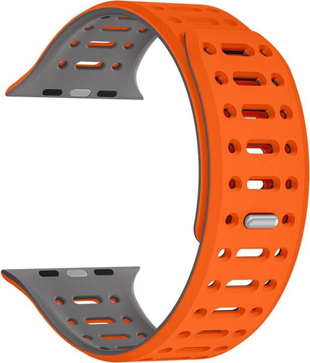 Productafbeelding Cover-Discount Apple Watch 44/45/46/49mm - siliconen sportarmband tweekleurig (Silicone)