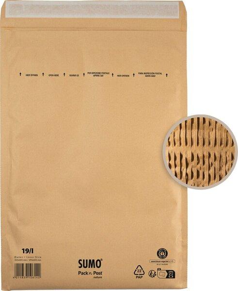 Produktbild Mailmedia Papierpolster-Versandtaschen"SUMO" Typ I braun Innenmasse 295 x 445 mm Aussenmass (75 x)