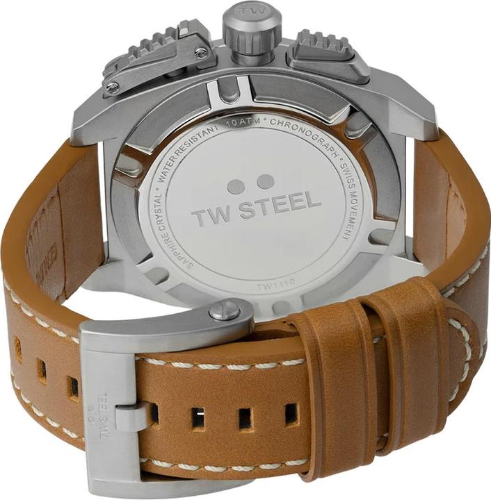 Produktbild TW-Steel TW1110 Canteen Herren Chronograph 46mm 10ATM (Chronograph, 46 mm)
